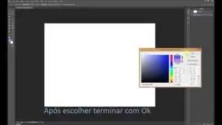 Photoshop Aula 1 - Cores e fundos