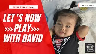 FINALLY! AFTER 3 MONTHS, LET'S NOW PLAY/WALK WITH DAVID | MOMMY TIN