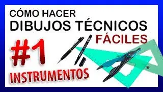 Cómo aprender DIBUJO TÉCNICO BÁSICO #1 ✌ Instrumentos