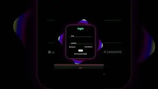 create login page with Animation in CSS Html 
