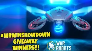 SHOWDOWN DRONE GIVEAWAY WINNERS IN WAR ROBOTS!!! #warrobots #wr WRwinShowdown #shorts #short