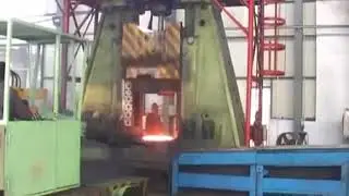 Forge bridge hold for High Speed Rail on 16 Ton hydraulic closed die forging hammer