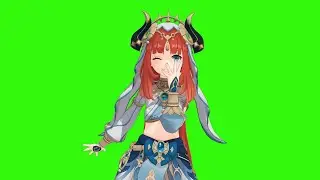Nilou - Persona 4: Specialist【MMD Genshin Impact】Green Screen