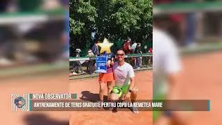 ANTRENAMENTE DE TENIS GRATUITE PENTRU COPII LA REMETEA MARE