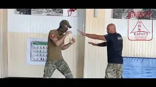 Положение рук в каратэ оперативного назначения "Беркут". Дальняя дистанция.