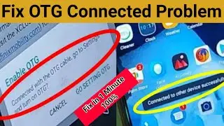 Connected to other device successfully Tecno/infinix OTG Problem 2022 | How to Fix OTG Problem 2022