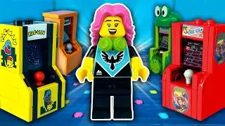 I built a LEGO Video Game ARCADE...