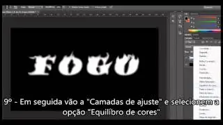 Tutorial 2: Como fazer texto de fogo no Photoshop CS6
