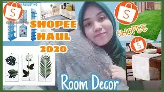 Shopee Haul Room Decor #Part1 - Unboxing Perlengkapan Kamar Murah Dari Shopee