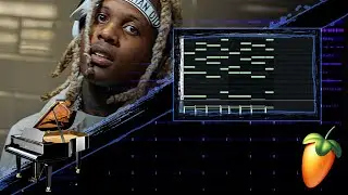 How to make MELODIC PIANO beats for LIL DURK | FL Studio 20