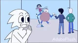 BALDI'S BASICS ANIMATION - LESSON #27 : SANIC BOOM BOOM!
