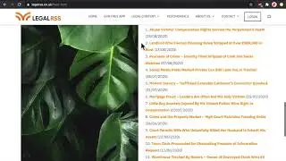How to add a LegalRSS feed to your website (live demo)
