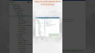 create database with postgresql