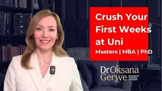 How to Make the Most of Your First Weeks at University | Top Tips for MBA, Master’s or PhD students 