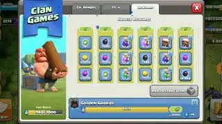 COC clan games rewards April 2018 | What you have to choose | clan game rewards coc