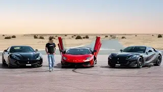 Novitec Ferrari 812 vs. Lamborghini Aventador SVJ, V12 Heaven in Dubai Desert / The Supercar Diaries