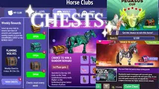 Club chests | Race chest | Event chest | Horse Riding Tales