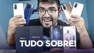 TODOS NA MESA: Poco X3 NFC, Poco X3 PRO vs Redmi Note 10s e Note 10 PRO! Qual comprar afinal?