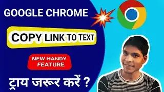 Google Chrome's New Handy Feature (Copy Link to Text)