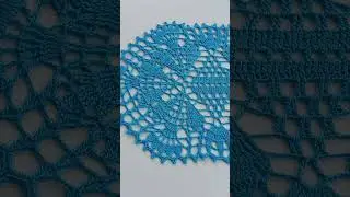 Овальная Салфетка крючком.  #салфетка  #крючок  #пряжа  #shorts  #shortsvideo