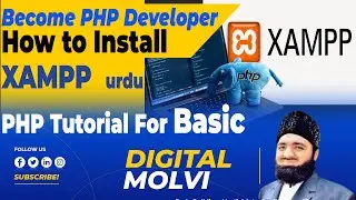 How to Install XAMPP Server on Windows 10 | XAMPP Step by Step Setup  in Urdu | Digital Molvi