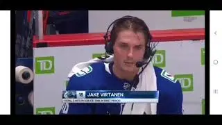 Jake Virtanen Roast Canucks Twitter In 1st Intermission Interview