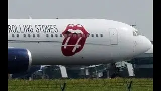 The Rolling Stones Boeing departure