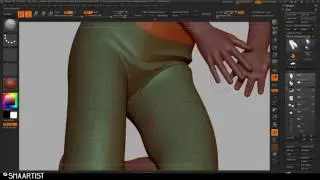 Quick stylized folds using ZModeler