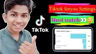 Tiktok foryou Settings || Tiktok foryou trick💯🔥