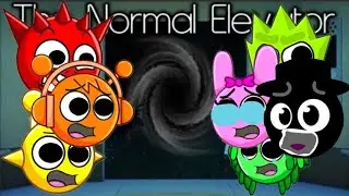 The sprunki crew plays roblox elevator