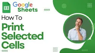 How To Print Selected Cells In Google Sheets