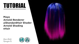 Shading nHair With Arnold Shader | Maya And Arnold Renderer | Tutorial