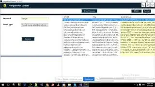 Google Email Extractor with any keyword