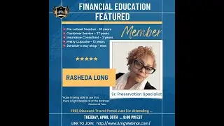 Spotlight Member - Rasheda Long - April 30th 2024