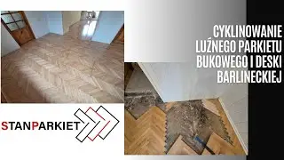 Cyklinowanie luźnego parkietu bukowego i deski barlineckiej. #cyklinowanie #sanding #floor #wood