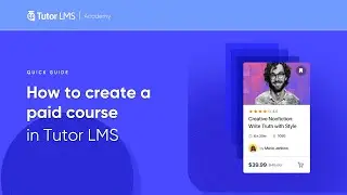💰 How to create a paid course on WordPress with Tutor LMS