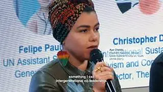 Co-created cross generational leadership : Aya Chebbi