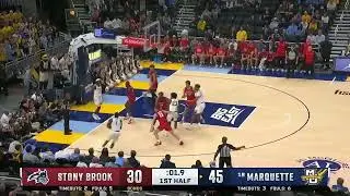 The West Bend Mutual Insurance highlights from Marquette’s vs Stony Brook