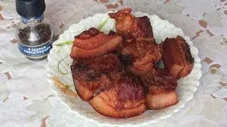 солим сало в луковой шелухе засолка сала