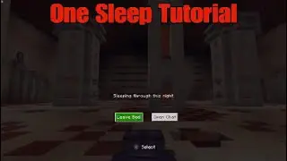 How To One Sleep In Minecraft