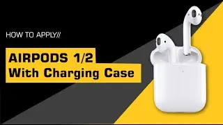 AirPods 1/2 Wireless Charging Case Skin Application Tutorial // SKINIT //