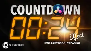 COUNTDOWN TIMER in Davinci Resolve in 