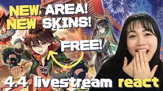 AN UPDATE WITH SOMETHING FOR EVERYONE! | Genshin Impact 4.4 LIVESTREAM React