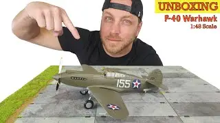 1:48 Hobby Master P-40 Warhawk (diecast) UNBOXING!