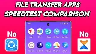 Top 10 Fastest File Sharing Apps for Android • Speedtest • After Chinese Apps Banned 🔥