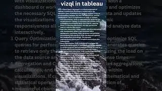 VizQL (Visual Query Language)