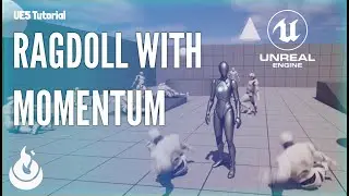 UE5 Tutorial | Ragdoll Physics with Momentum