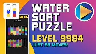 Water Sort Puzzle Level 9984 Walkthrough [28 Moves!]