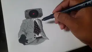 How to Color Speakerman from Skibidi Toilet - Easy Coloring Tutorial