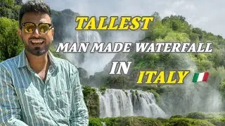 Exploring Italy's Tallest Man-Made waterfall | Italy WATERFALL